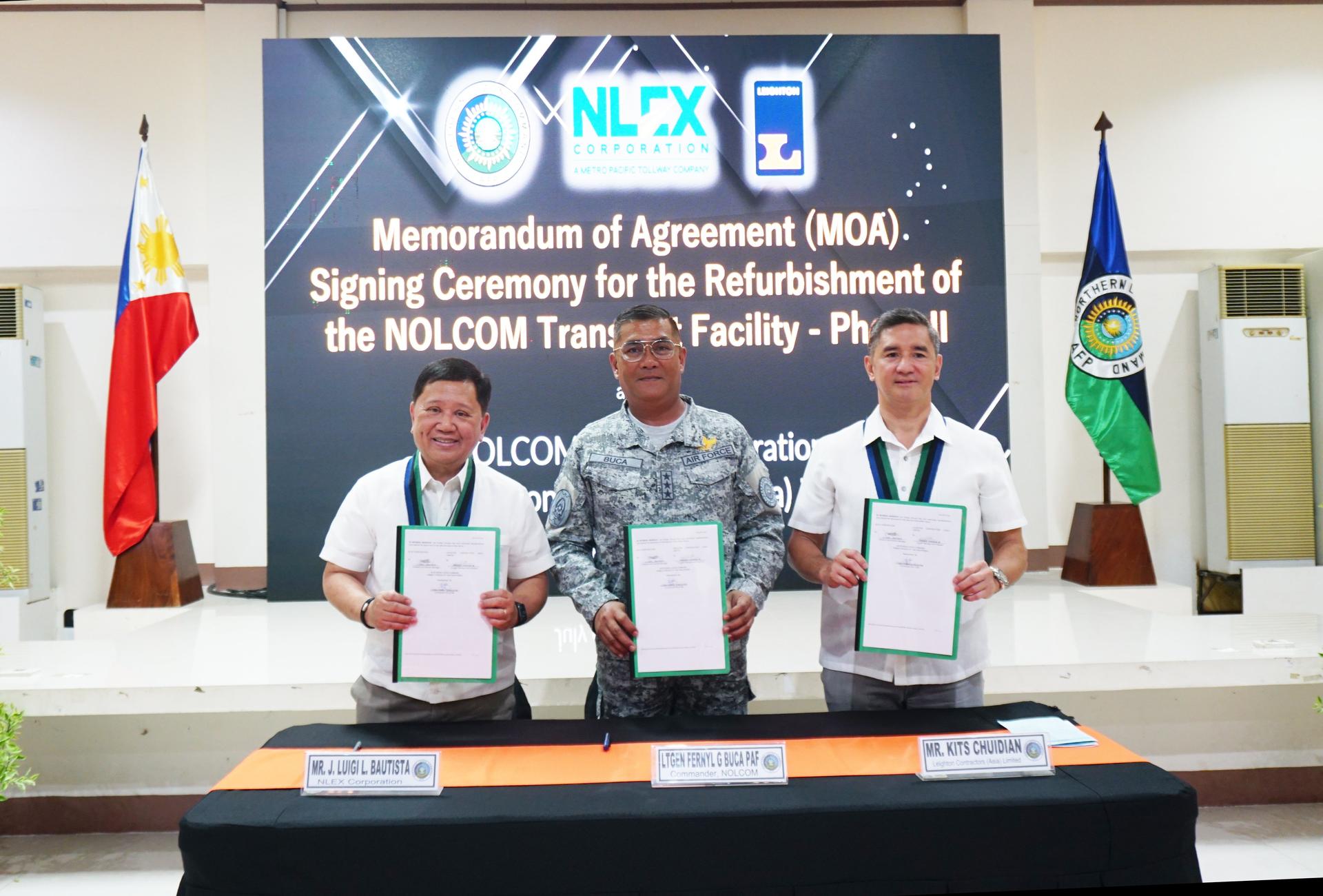 Leighton Asia partners with NLEX Corporation to refurbish the NOLCOM lodging facility for female military personnel