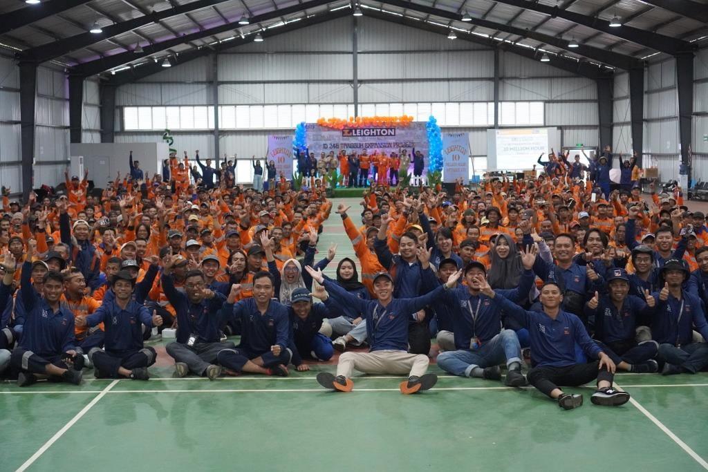 Leighton Asia’s Tangguh site team achieves 10 million hours without Lost Time Incidents (LTI)