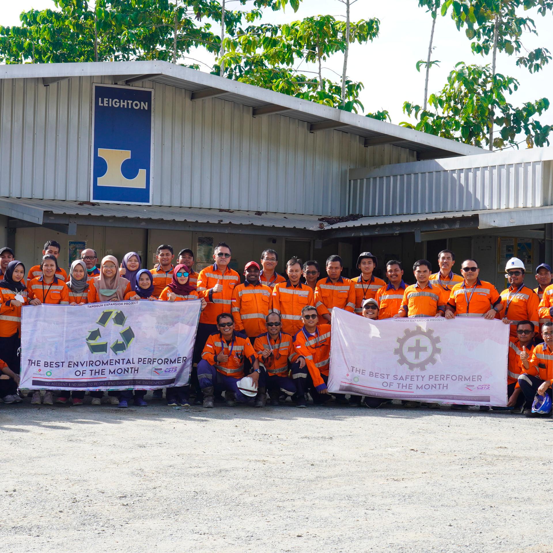 印尼Tangguh团队获得安全和环境卓越嘉许
