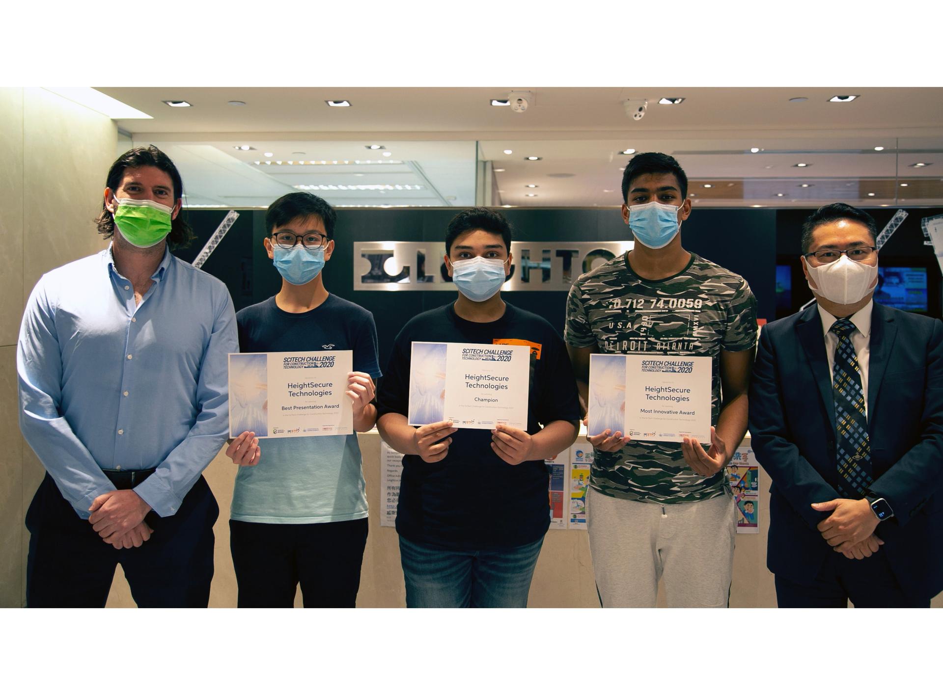 SciTech Challenge Winners mentored by Leighton Asia